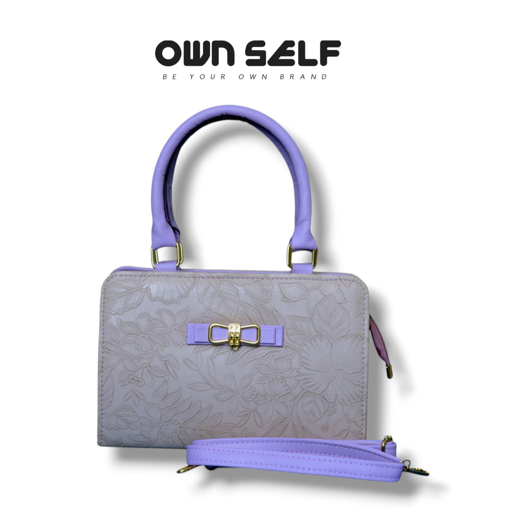 OS Grace handbag by Ownself in blue – PU leather stylish ladies handbag Pakistan