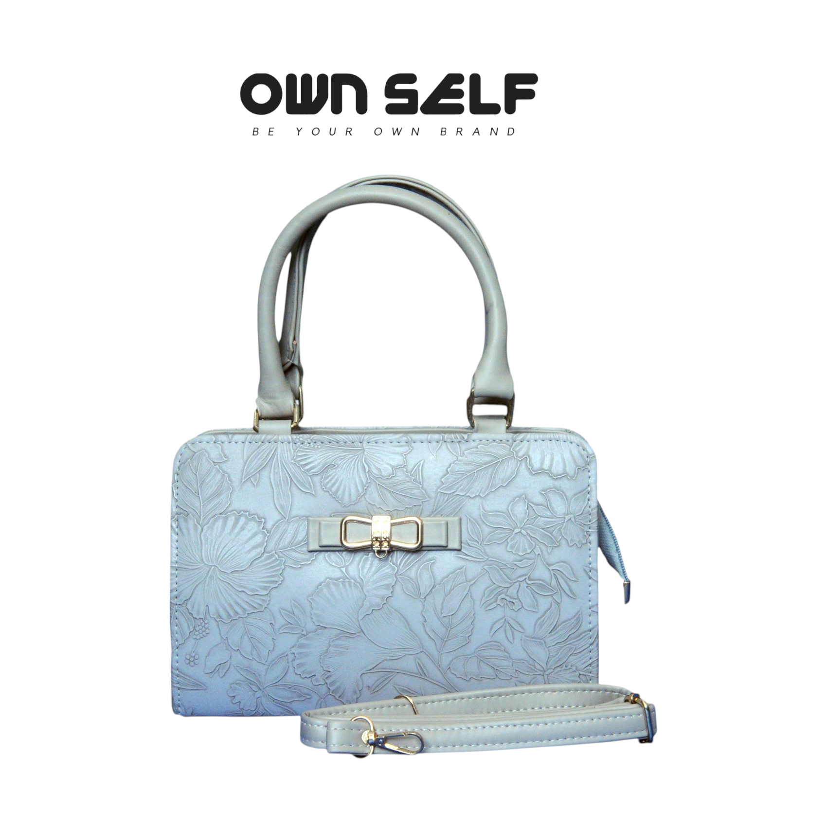OS Grace handbag by Ownself in blue – PU leather stylish ladies handbag Pakistan